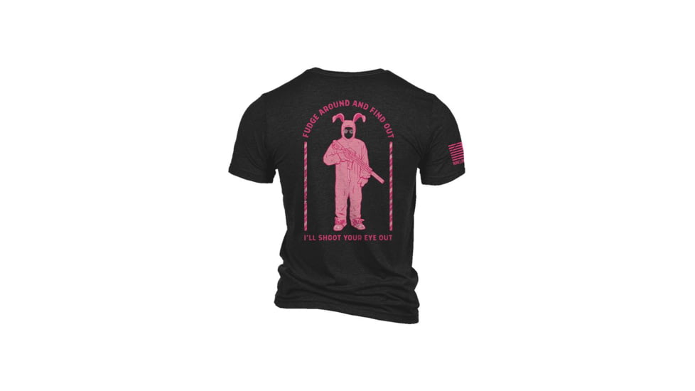 Nine Line Apparel Nine Line Fudge Around Short Sleeve Shirt Charcoal Black L, FUDGEAR-TSTRI-CHARCOALBLACKTRIBLEND-L