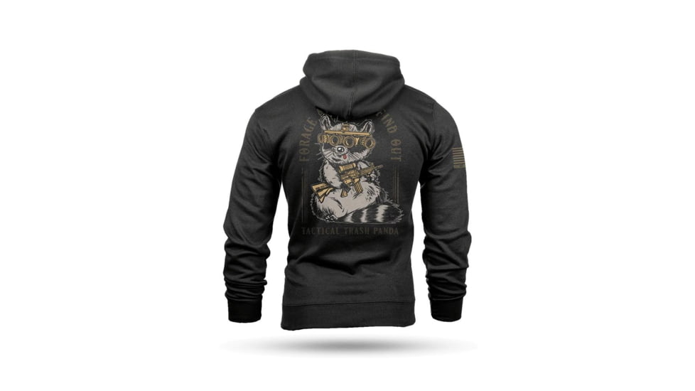 Nine Line Apparel Nine Line Tactical Trash Panda Hooded Sweatshirt Black 3XL, TTPANDA-DT6100-BLACK-3XL