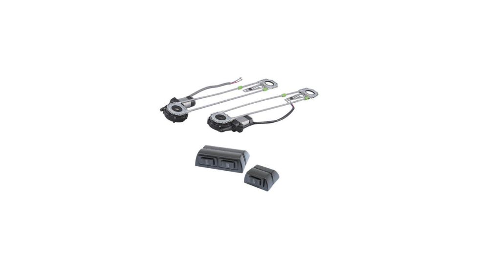Nippon Power Window Kit Universal with 3 Switches, Black PROW2002