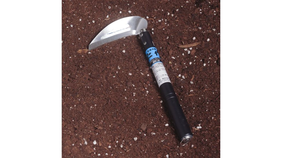 Nisaku KOGAMA Stainless Steel Weed Scraper, 4.5-Inch Blade, Silver, Small NJP115
