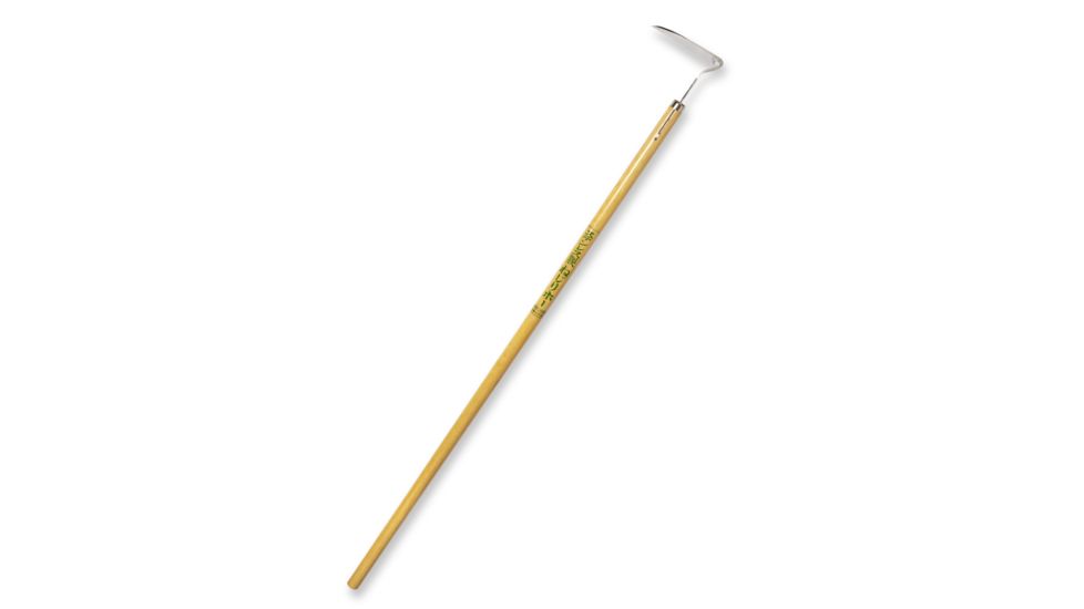 Nisaku NEJIRI Stainless Steel Long Handle Hoe, 4.5-Inch Blade, Silver, Small NJP1010
