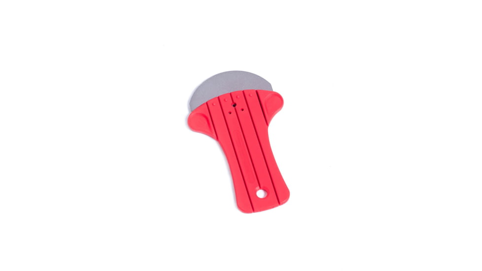 Nisaku Stainless Steel Fluorine Coated Flexible Scraper Pro Knife, 3.25-Inch Blade, Red, Silver, Small NJP2151