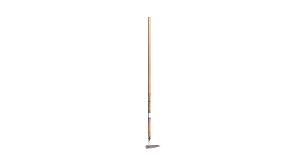 Nisaku Stainless Steel Semi-Long Triangle Hoe, 5.5-Inch Blade, Silver, Small NJP1012