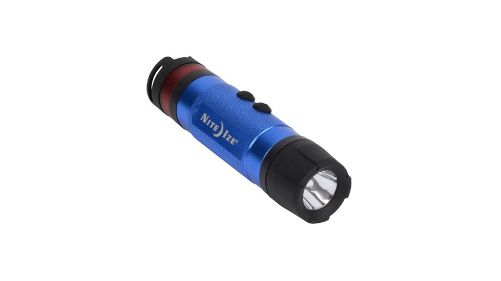 Nite Ize 3-in-1 AA Mini LED Flashlight,80 Lumens,Blue NL1A-03-R7