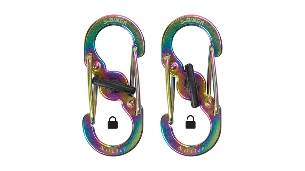 Nite Ize BigFoot Locker KeyRack Stainless Steel, Spectrum, KLKBF-07-R3