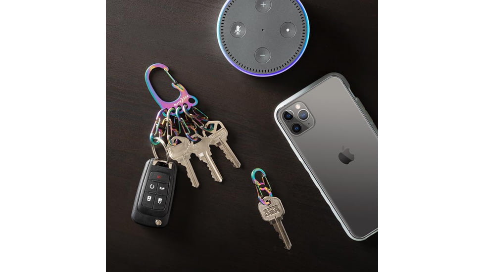 Nite Ize BigFoot Locker KeyRack Stainless Steel, Spectrum, KLKBF-07-R3