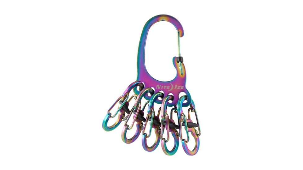 Nite Ize BigFoot Locker KeyRack Stainless Steel, Spectrum, KLKBF-07-R3