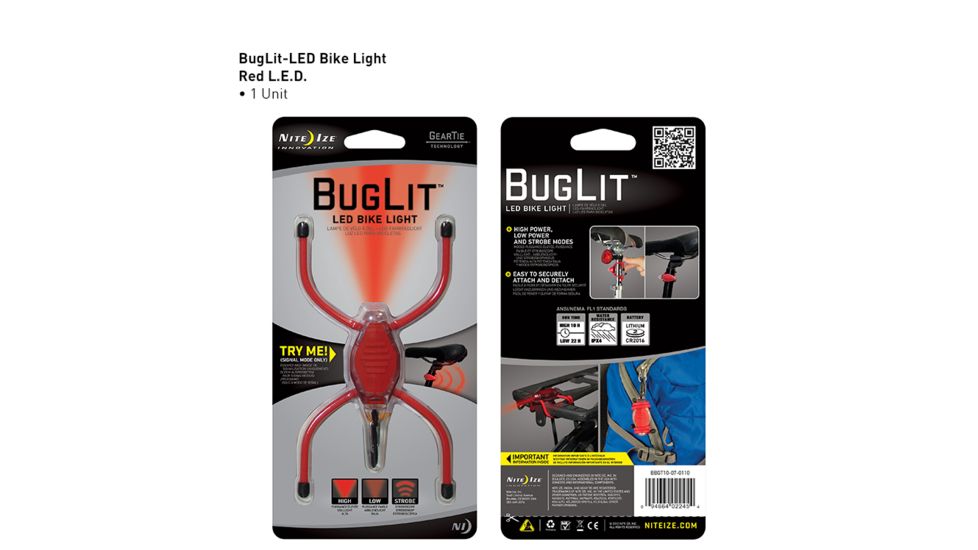 Nite Ize Buglit - Red LED BBGT10-07-0110