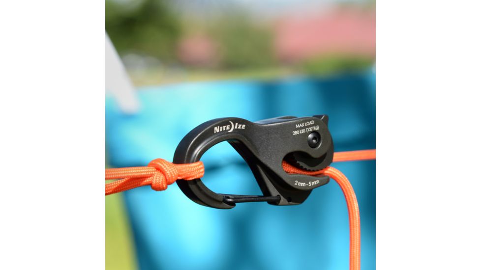 Nite Ize CamJam Aluminum XT Aluminum Cord Tightener,Black NCJSA-01-R3