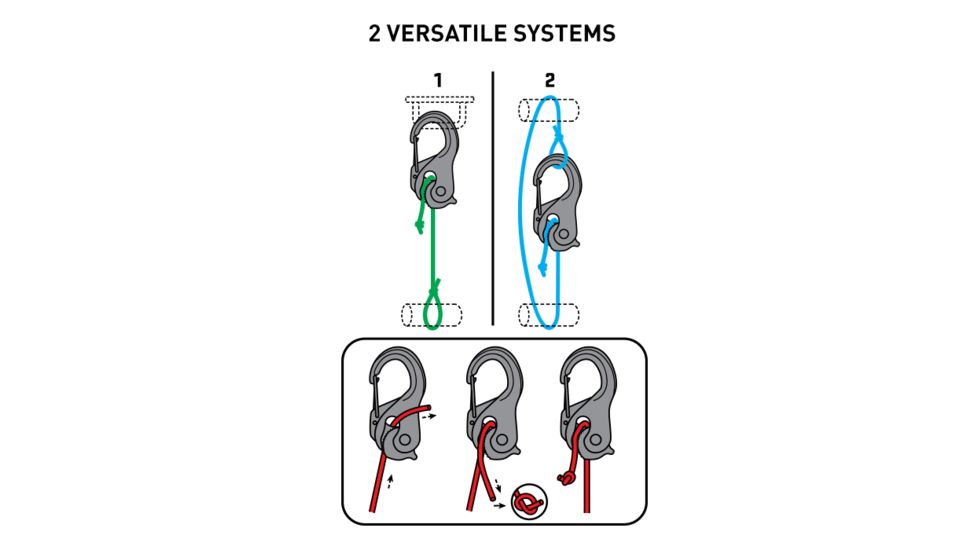 Nite Ize CamJam Aluminum XT Aluminum Cord Tightener,Black NCJSA-01-R3