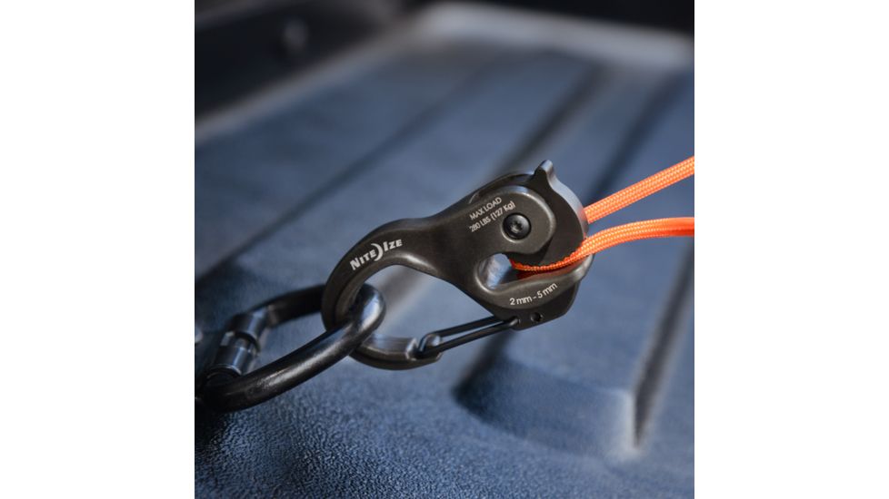 Nite Ize CamJam Aluminum XT Aluminum Cord Tightener,Black NCJSA-01-R3