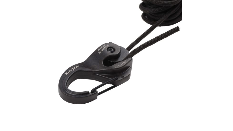 Nite Ize CamJam Aluminum XT Aluminum Cord Tightener,Black NCJSA-01-R3