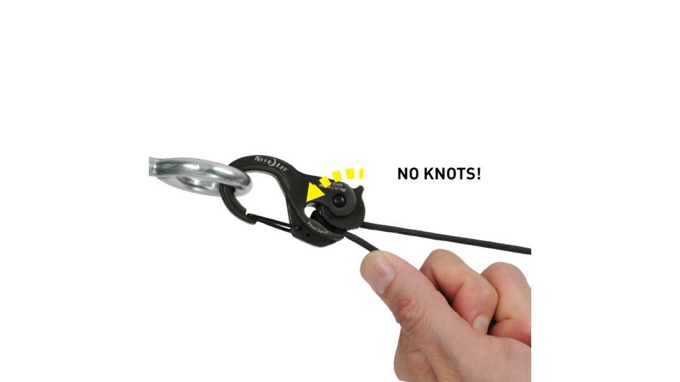 Nite Ize CamJam Aluminum XT Aluminum Cord Tightener,Black NCJSA-01-R3