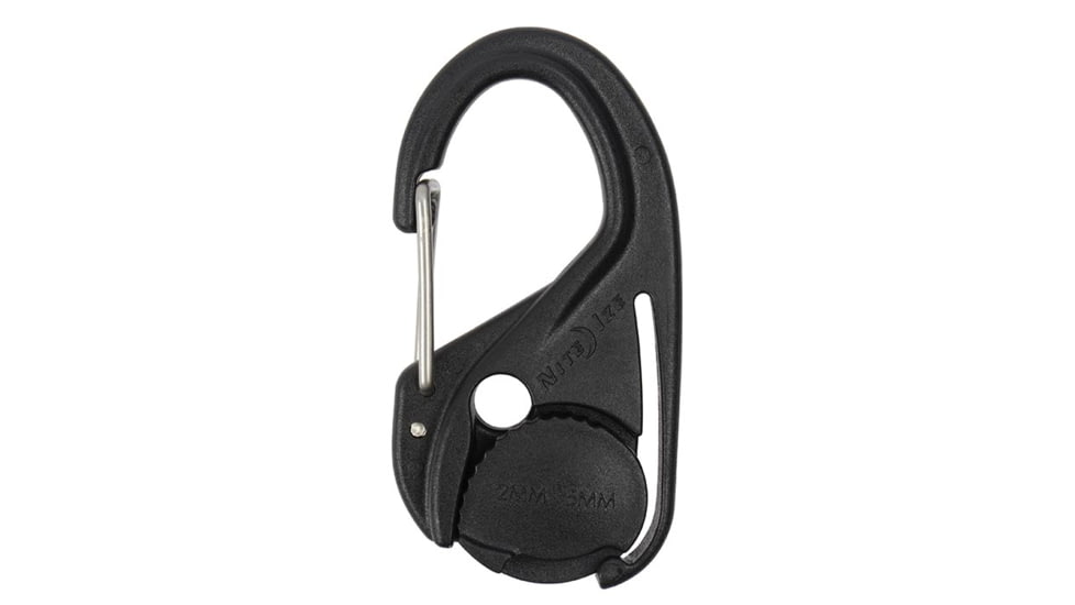 Nite Ize CamJam Cord Tightener - 2 Pack with 8 ft. Rope, Black, Small, NCJ-25-2R3