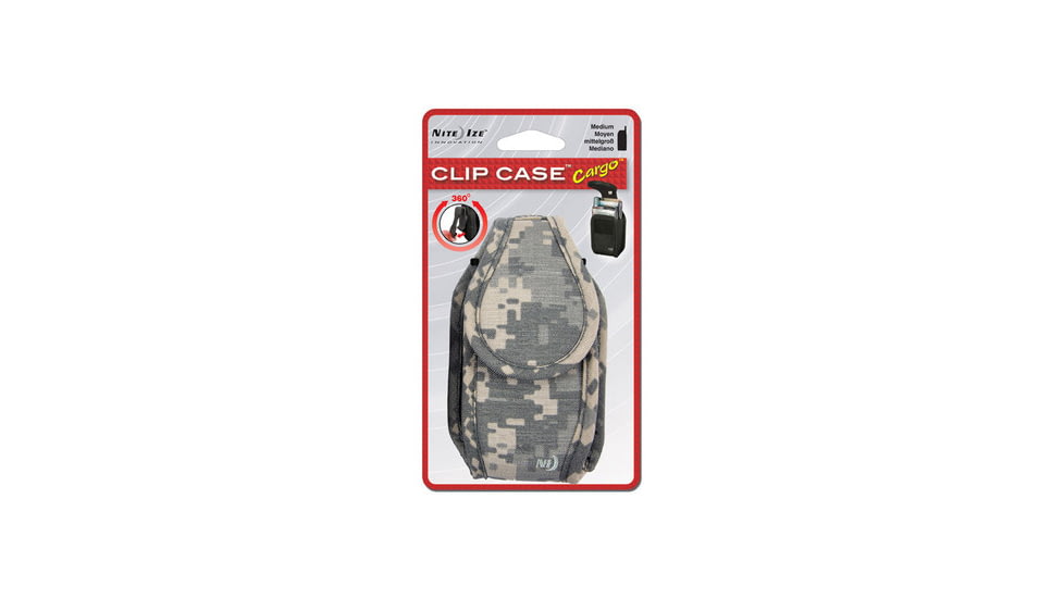 Nite Ize Clip Case Cargo Universal Rugged Holster, Medium- ACU Camo CCCM-03-29