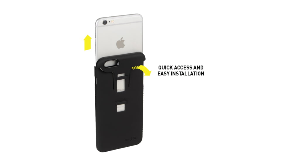 Nite Ize Connect Case for iPhone 6 Plus,Black CNTI6P-01-R8