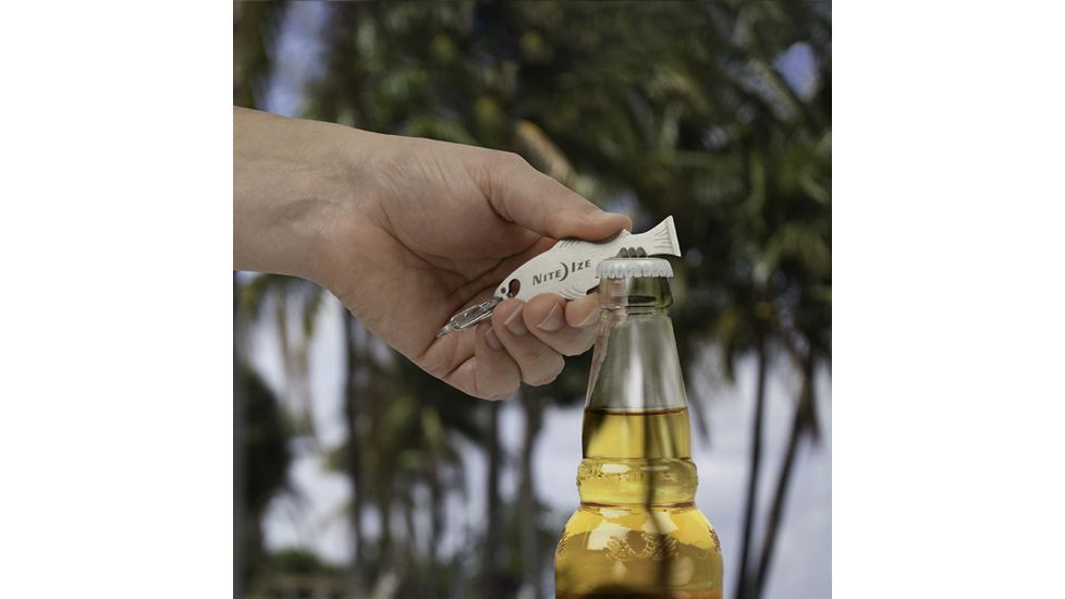 Nite Ize DoohicKey FishKey Key Tool, Stainless KMTFKS-11-R6