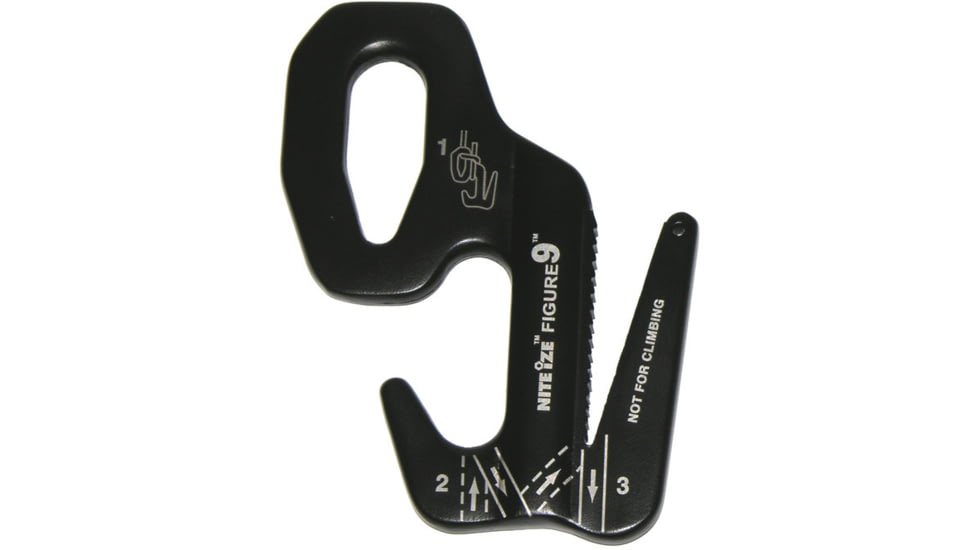Nite Ize F9B-03-01 Figure 9 Rope Tightener Tensioning Tool Big Black