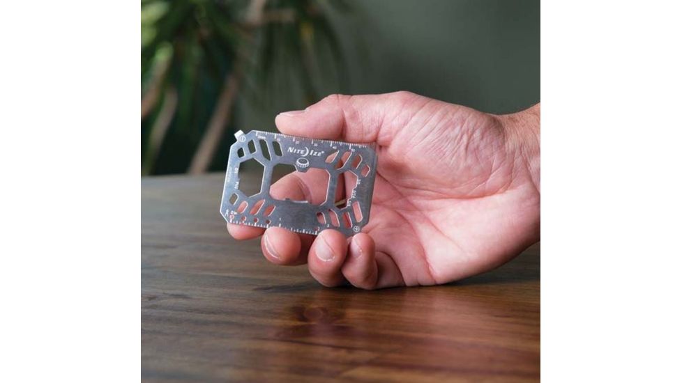 Nite Ize Financial Tool Multi Tool Card, Stainless, FMTM-11-R7