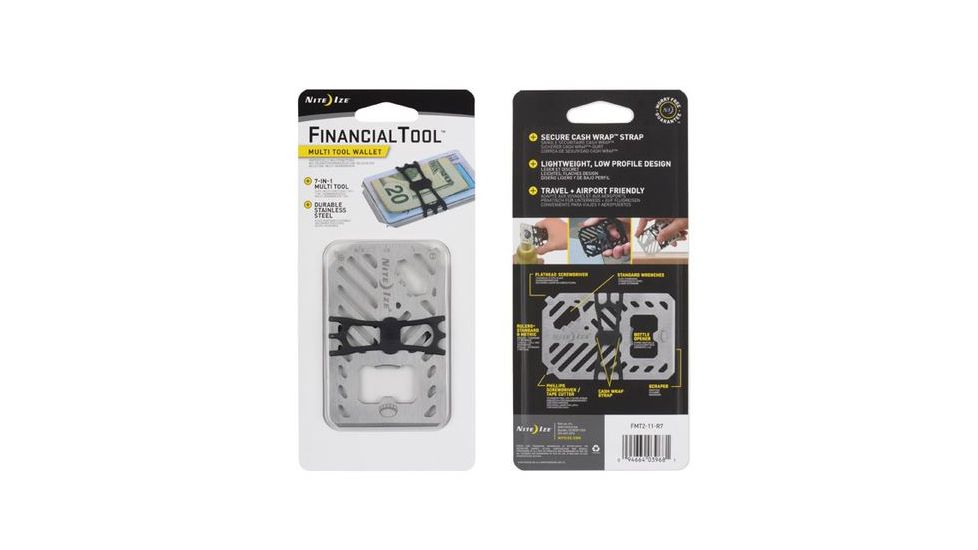 Nite Ize Financial Tool V2, Stainless, FMT2-11-R7