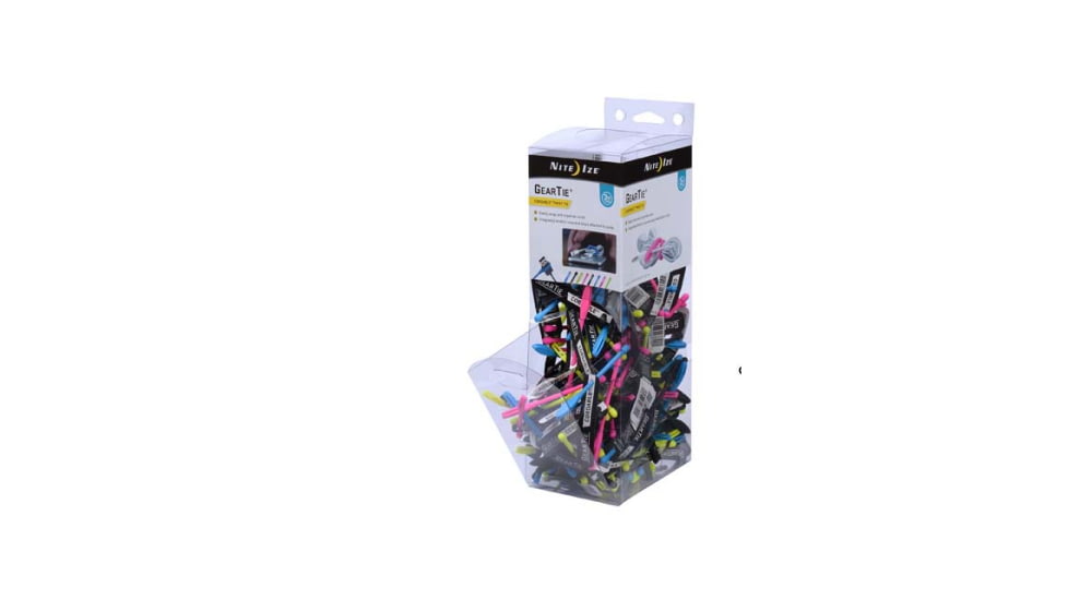 Gear Tie 3 in. Assorted Mini Bulk Gravity Bin Display - 200 units