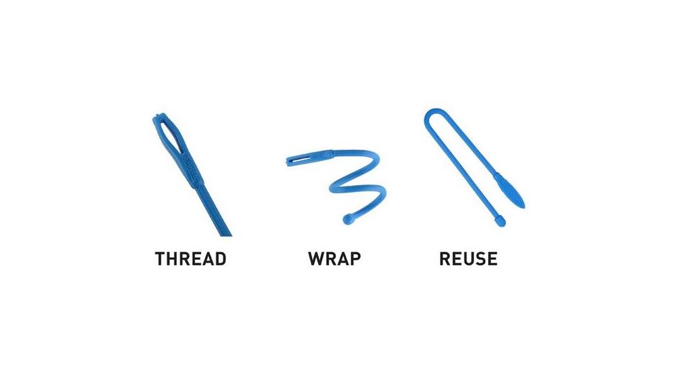 Nite Ize Cordable Gear Tie 3in 4pk Assorted GTK3-A1-4R7