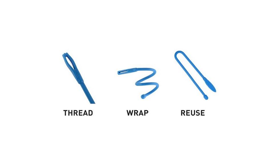 Nite Ize Cordable Gear Tie 6in 4pk Assorted GTK6-A1-4R7