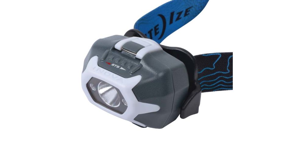 Nite Ize INOVA STS PowerSwitch Rechargeable Headlamp - 280 Lumens, Grey/Glacier, HRSA-02-R7