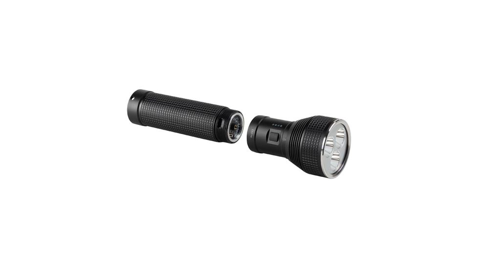 Nite Ize INOVA T11R Rechargeable Tactical Flashlight and Power Bank, Black, T11RA-01-R8