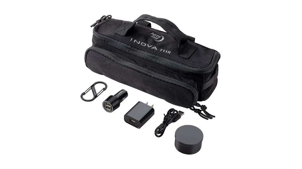 Nite Ize INOVA T11R Rechargeable Tactical Flashlight and Power Bank, Black, T11RA-01-R8