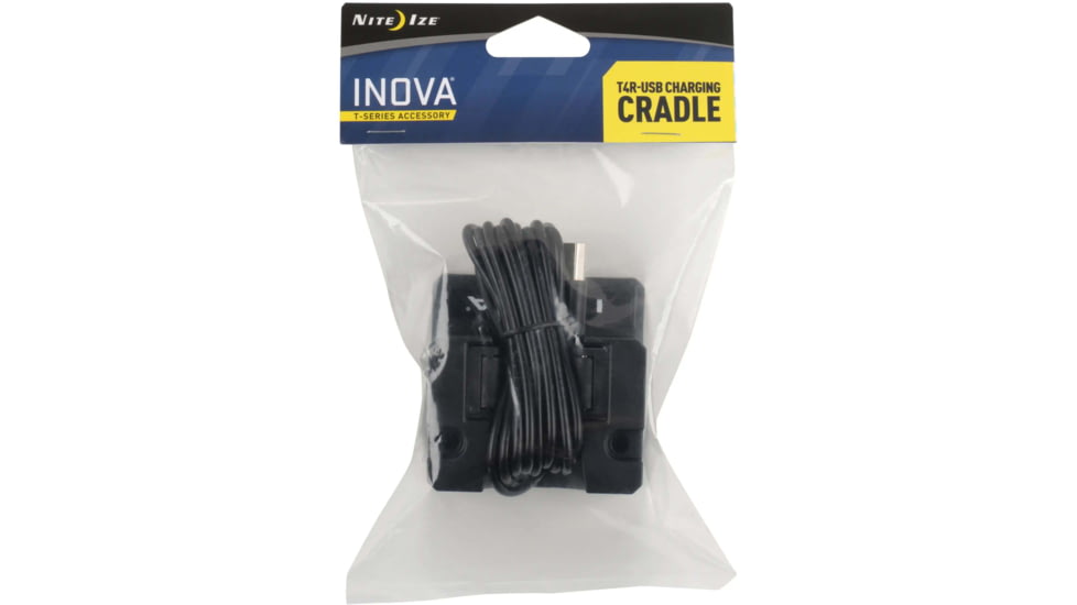Nite Ize Inova T4R USB Charging Cradle, Black, T4R-CR-R4