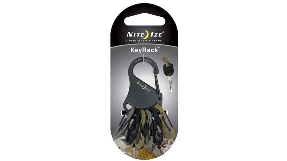 Nite Ize Key Rack - Black w/Military SBP0 KRK-03-01BG