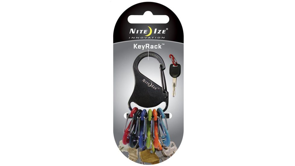 Nite Ize Key Rack/Metal Key Holder Black KRK-03-01