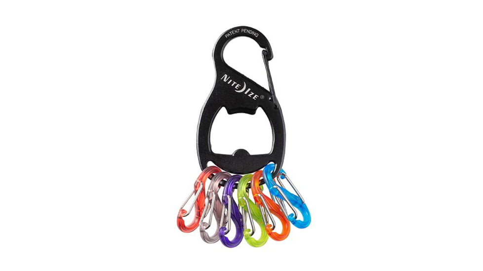 Nite Ize KeyRack+ S-Biner, Black, KRB2-01-R6