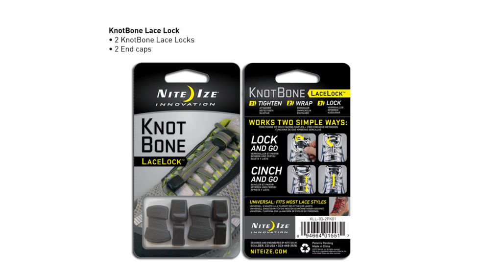 Nite Ize Knot Bone Shoe Lace Lock