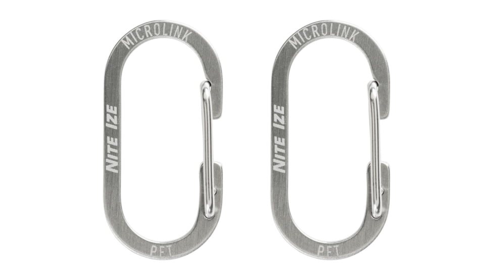 Nite Ize Microlink Pet Tag Carabiner - 2 Pack - TL-11-2R3