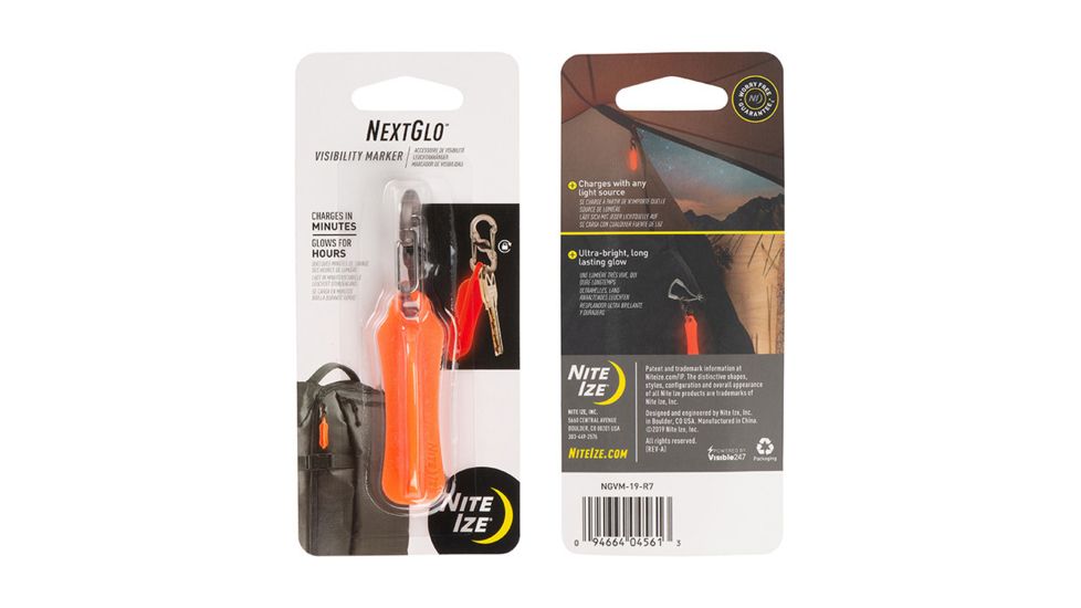 Nite Ize NextGlo Visibility Marker, Blaze Orange NGVM-19-R7