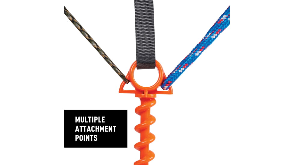 Nite Ize Orange Screw Large Ultimate Ground Anchor - 2 Pack