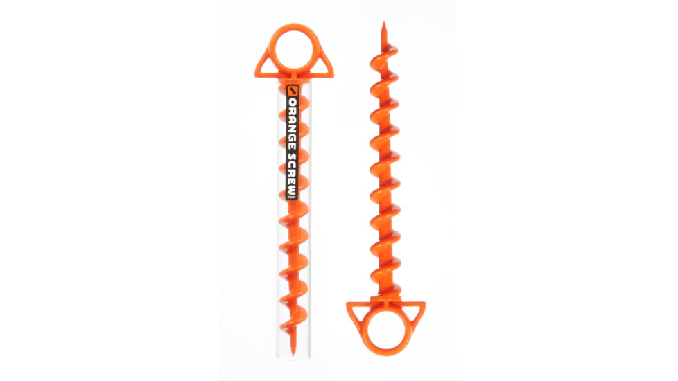 Nite Ize Orange Screw Large Ultimate Ground Anchor - 2 Pack