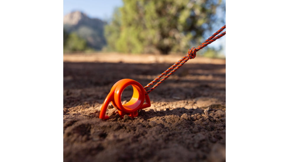 Nite Ize Orange Screw Small Ultimate Ground Anchor - 4 Pack