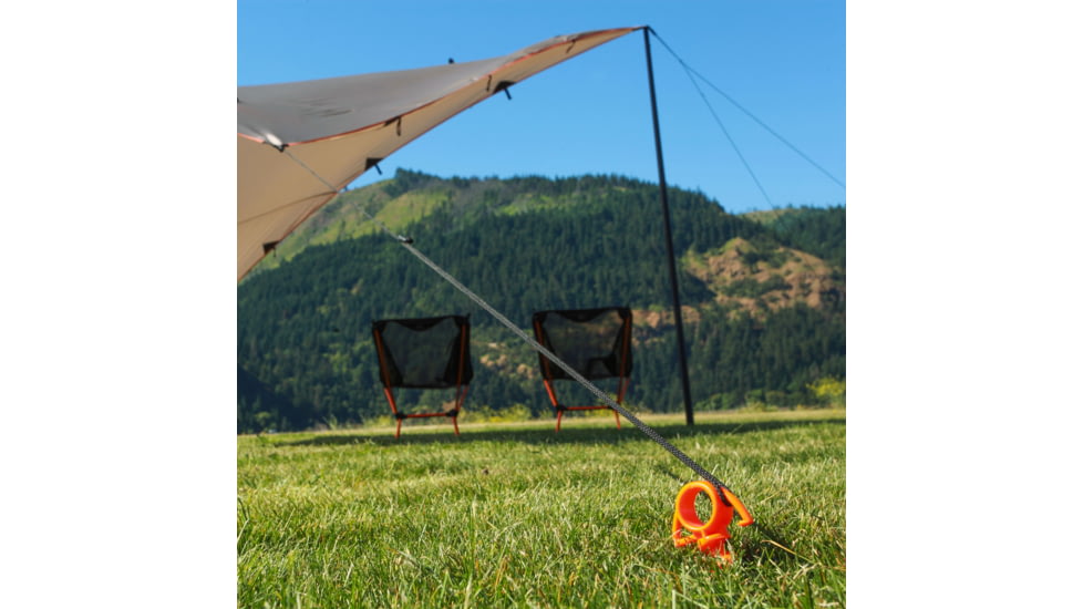 Nite Ize Small Ultimate Ground Anchor, 4 Pack, Orange, OSS-31-4R3