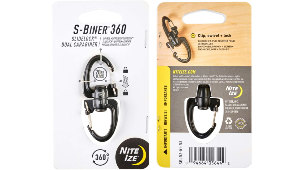 Nite Ize S-biner 360 Slidelock Dual Carabiner
