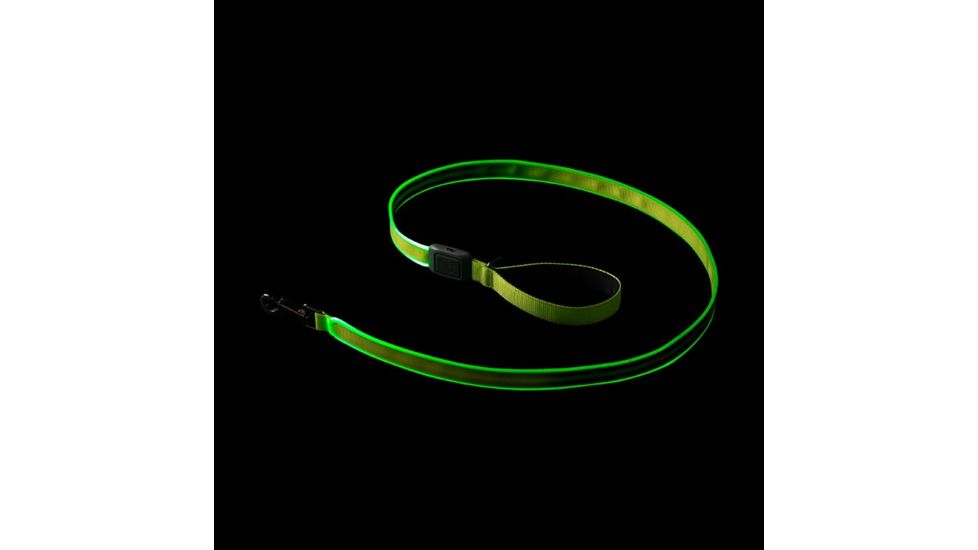 Nite Ize NiteDog Rechargeable LED Leash, Lime/Green, NDLR-17-R3
