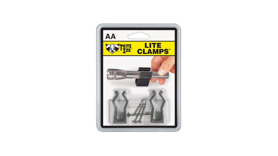 Nite Ize NLC-07-AA Lite Clamp Flash Light Mounts for AA Size Flashlights 