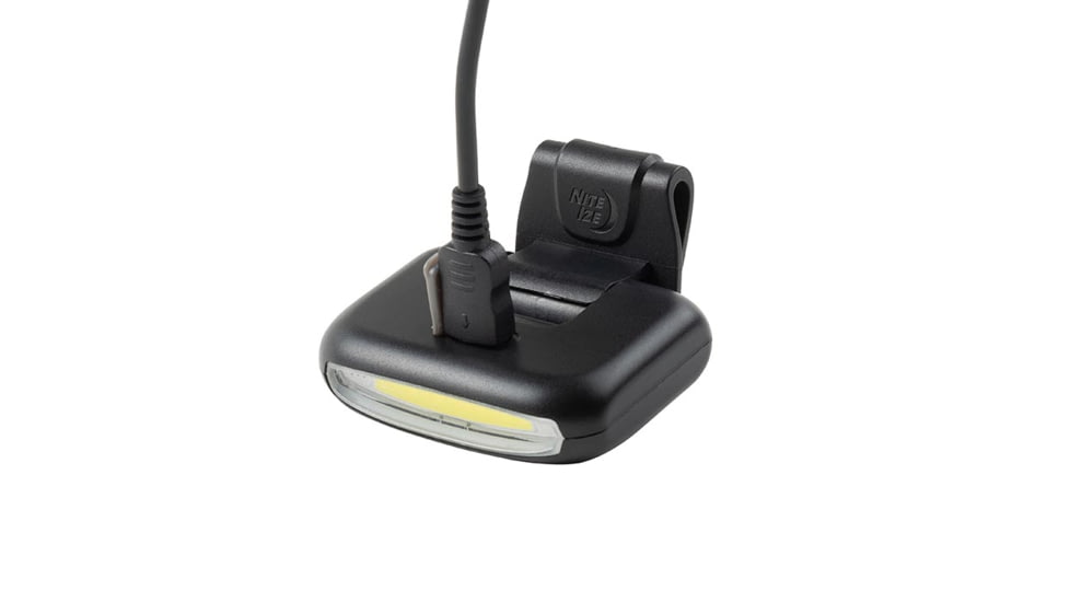 Nite Ize Radiant 170 Rechargeable Clip Light, Black, Micro, R170RC-01-R7
