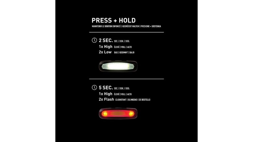 Nite Ize Radiant 170 Rechargeable Clip Light, Black, Micro, R170RC-01-R7