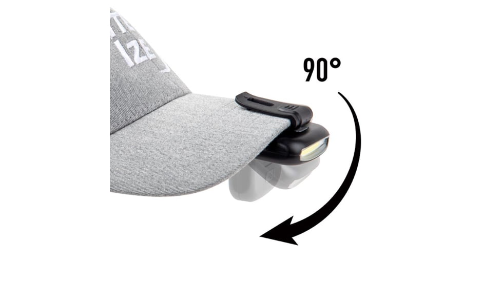 Nite Ize Radiant 170 Rechargeable Clip Light, Black, Micro, R170RC-01-R7