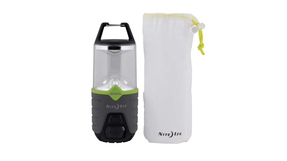 Nite Ize Radiant 300 Lumens Rechargeable Lantern, Green/Grey, R300RL-17-R8