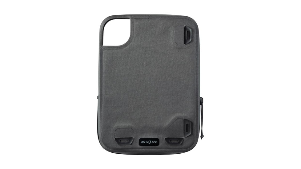 Nite Ize RunOff Waterproof Tablet Case, Charcoal, Fits tablets up to 7.63in wide and 10.23in tall, ROTC-09-R3