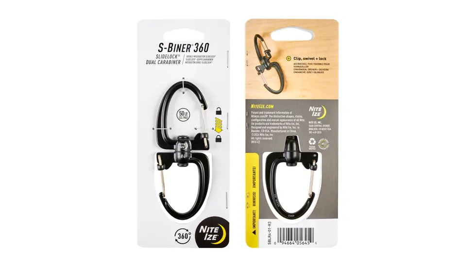 S-Biner 360 SlideLock Dual Carabiner